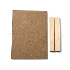 木製ベーススタンド付きミニ黒板サイン  メッセージボード  リセット用  ホテル  バー 卓上  縦長の長方形  ブラック  149~210x45~150x5~12mm  2個/セット&nbsp;AJEW-WH0043-70