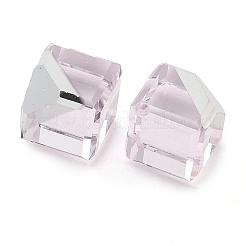 K9ガラス模造オーストリアクリスタルビーズ  穴がない  正方形  アザミ  8x8x8mm&nbsp;GLAA-P069-01C-508