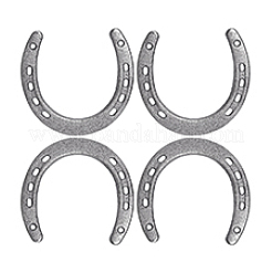 4Pcs Cast Iron Horseshoe Wall Decorations&nbsp;AJEW-PH0007-63