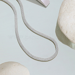 925 Sterling Silver Mesh Chain Necklaces for Women&nbsp;FS-WGF6F4A-01