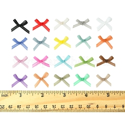 ナイロンコスチュームアクセサリー30個  蝶結び  モーブ  19x21x2.5mm  30個/セット&nbsp;DIY-FS0008-19A