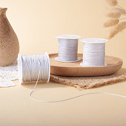 3 Rolls 3 Styles Round Nylon Braided Cord&nbsp;NWIR-TADJ0001-03A