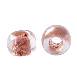 TOHOラウンドシードビーズ  日本製シードビーズ  （784)つの内側の色のabクリスタル/砂岩の裏地  11/0  2.2mm  穴：0.8mm  約50000個/ポンド&nbsp;SEED-TR11-0784