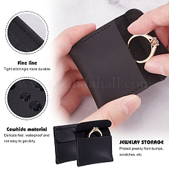 Cowhide Ring Storage Bags&nbsp;ABAG-WH0031-36A