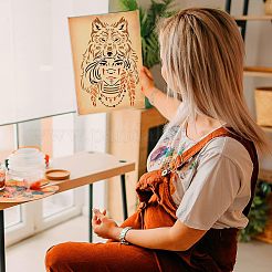 Large Plastic Reusable Drawing Painting Stencils Templates&nbsp;DIY-WH0202-483