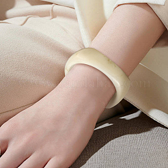 女性用イミテーションマーブルアクリルバングル 2個 2色  ミックスカラー  内径：2-5/8インチ（6.8cm）  1pc /カラー&nbsp;BJEW-HY0002-04B