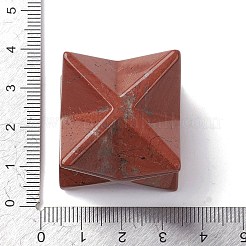 ナチュラルレッドジャスパー彫刻ヒーリングクリスタルマカバスターオーナメント  ホームオフィスデスク装飾  29.5~30x29~29.5x29~29.5mm&nbsp;G-C110-08D