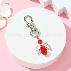 Angel Glass Pendant Decoration&nbsp;HJEW-JM01557-03