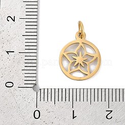 Ion Plating(IP) 304 Stainless Steel Charms&nbsp;LS-STAS-R135-11G