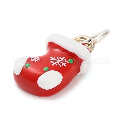 Christmas Themes Alloy Enamel Pendants&nbsp;LS-FIND-I063-01G
