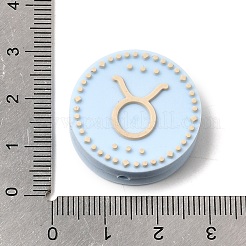 Twelve Twelve Constellations Food Grade Eco-Friendly Silicone Focal Beads&nbsp;LS-PW-WG21629-39