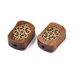 Natural Wood Undyed Beads&nbsp;WOOD-N013-012
