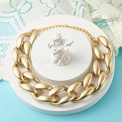 CCB Plastic Curb Chain Necklace&nbsp;NJEW-JN03773
