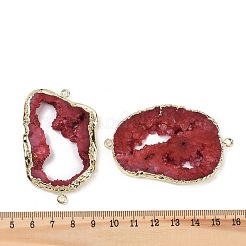 Dyed Natural Druzy Agate links&nbsp;G-R012-05G-06