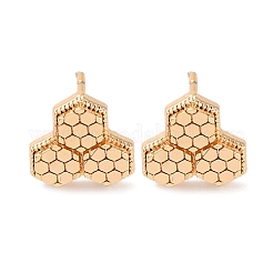 Brass Stud Earrings&nbsp;EJEW-D288-10G