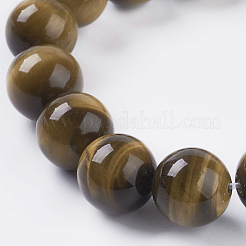 Tiger Eye Beads Strands&nbsp;X-G-C076-12mm-1B