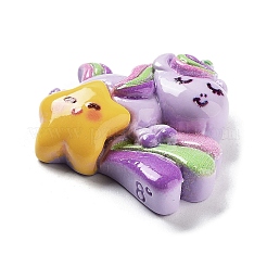 Opaque Resin & Plastic Cabochons&nbsp;RESI-K029-01F