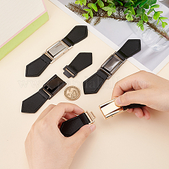 4 Sets 4 Colors PU Leather Buckles&nbsp;FIND-FG0002-29