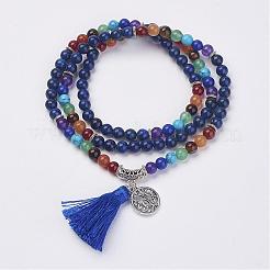 Natural Gemstone Beads Necklaces&nbsp;NJEW-F147-B01