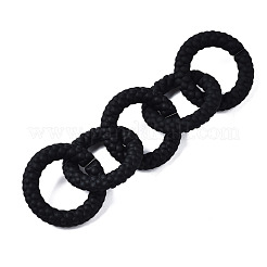 Spray Painted CCB Plastic Linking Rings&nbsp;CCB-Q091-010A