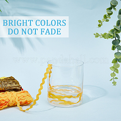 50M 4 Colors Wave Bending Fringe Trim&nbsp;OCOR-GF0003-49