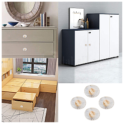 Natural Quartz Crystal Drawer Knobs&nbsp;FIND-WH0056-40P-04