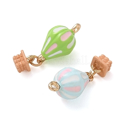 Alloy Enamel Pendants&nbsp;AL-CBA55D2-01G