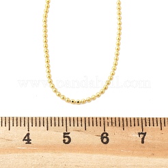 Brass Ball Chain Necklaces&nbsp;MAK-L009-06G