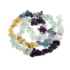 Natural Fluorite & Amethyst & Citrine(Heated) Beads Strands&nbsp;G-N371-02A-01