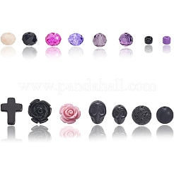 Gothic Theme DIY Stretch Bracelet Making Kits&nbsp;DIY-SC0030-43