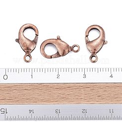 赤銅真鍮カニカン  オウムトリガークラスプ  ニッケルフリー  15x8x3mm  穴：2mm&nbsp;X-KK-903-R-NF