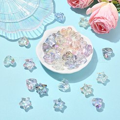 70Pcs 14 Styles Transparent Acrylic Beads&nbsp;MACR-CJ0002-08
