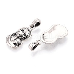 925 Sterling Silver Religion Pendants&nbsp;STER-N016-131AS
