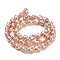 Natural Cultured Freshwater Pearl Beads Strands&nbsp;PEAR-E016-069