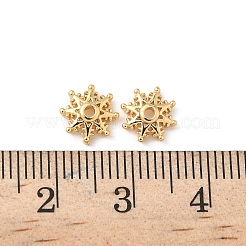 Brass Bead Caps&nbsp;KK-C099-04G