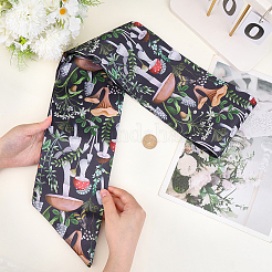 1Pc Mushroom Printed Polyester Wrap Lady Belts&nbsp;AJEW-CP0009-89B