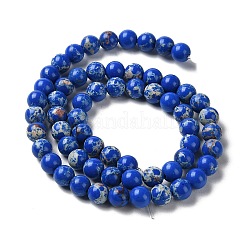 Synthetic Imperial Jasper Dyed Beads Strands&nbsp;G-D077-A01-01A