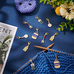 Tableware Theme Pendant Stitch Markers&nbsp;HJEW-AB00373