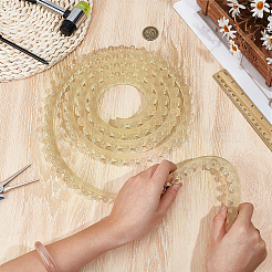 Plastic Woodworking Special Shaped Strips&nbsp;AJEW-WH0596-576A