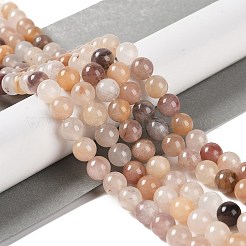 Natural Violet Strawberry Quartz Beads Strands&nbsp;G-P530-B02-03