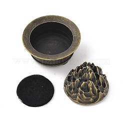 合金香炉  オフィスヨガホームオフィスの装飾用のお香ホルダー  アンティークブロンズ  山  45.5x42mm&nbsp;DJEW-D300-01C-AB