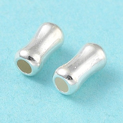 925スターリングシルバービーズ  竹の関節形  銀  6x3mm  穴：1.6mm&nbsp;STER-E069-07G