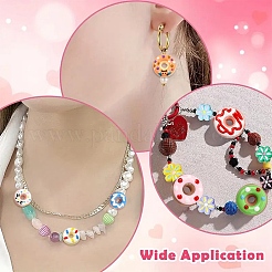 8Pcs 8 Styles Handmade Porcelain Enamel Beads&nbsp;PORC-YW0001-63