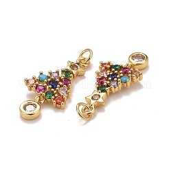 Cubic Zirconia Pendants&nbsp;X-KK-E262-07G