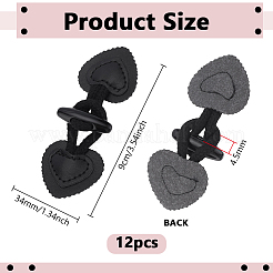 12Pcs Resin & Imitation Leather Toggle Buckle&nbsp;AJEW-PH0006-49A-02