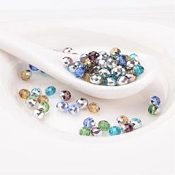 Electroplate Glass Beads&nbsp;X-GR4MMY-M1