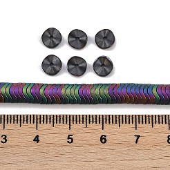 Electroplated Synthetic Non-magnetic Hematite Beads Strands&nbsp;G-H020-M01-23