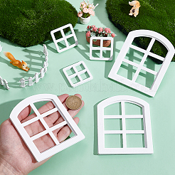 6Pcs 2 Styles Window Miniature Ornaments&nbsp;DIY-BC0017-01