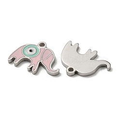 304 Stainless Steel Enamel Pendants&nbsp;STAS-L022-003P