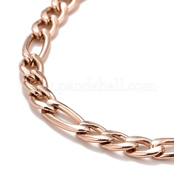 Ion Plating(IP) 304 Stainless Steel Chain Bracelets for Women or Men&nbsp;BJEW-A039-03RG